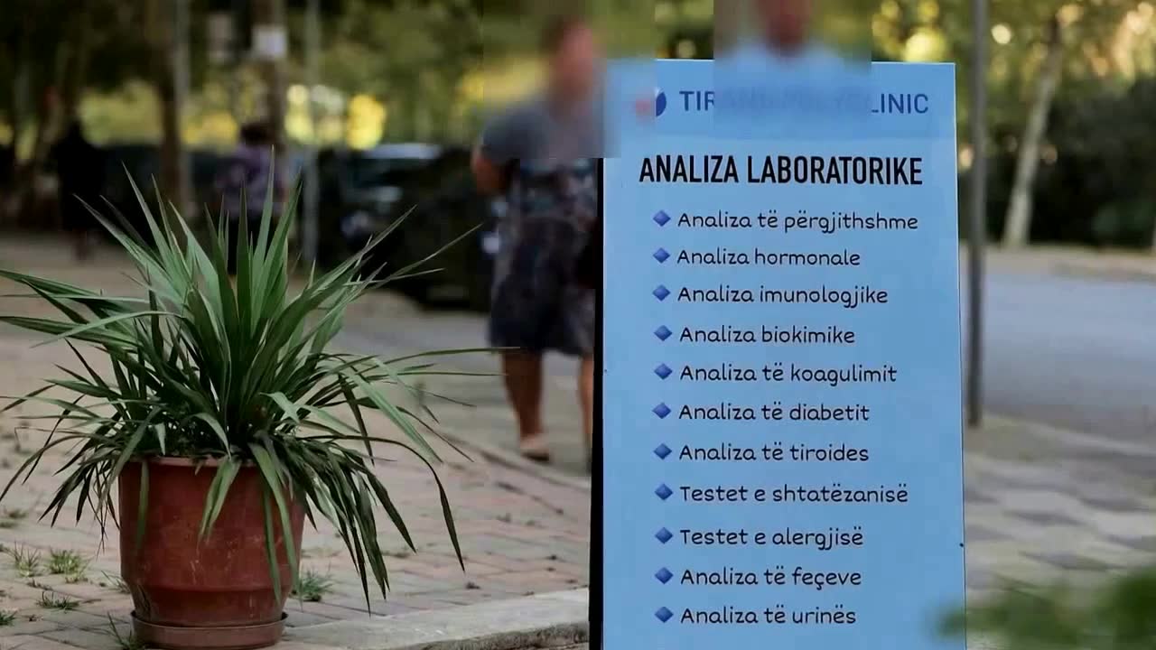 Laboratory tests at the clinic