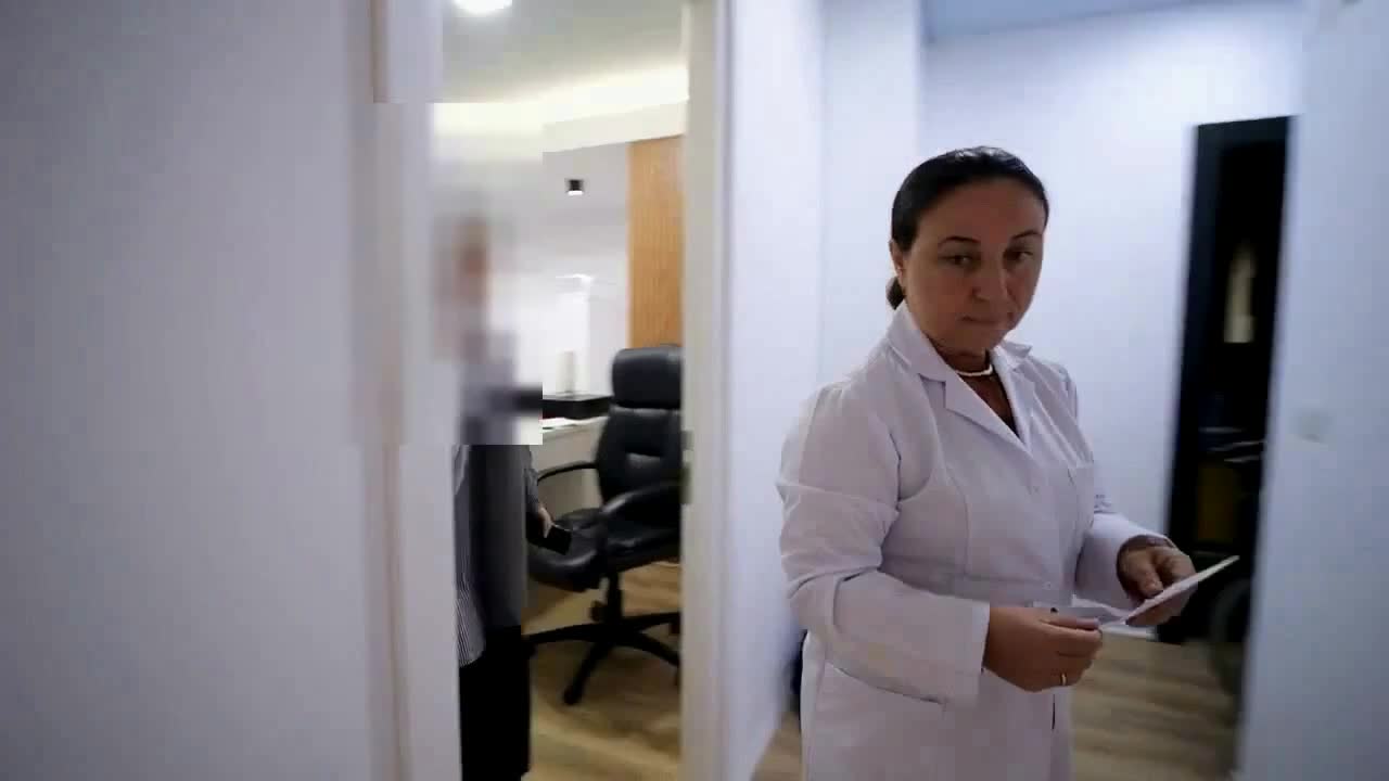 Doctor at the clinic